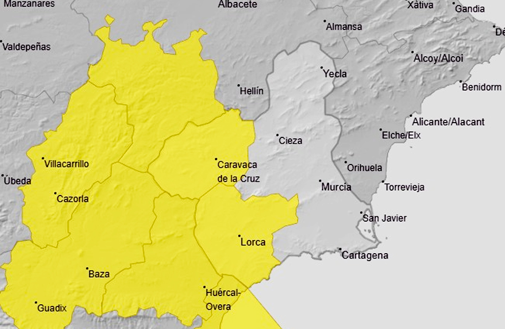 Posibles lluvias d�biles y temperaturas m�ximas en ligero ascenso para llegar al fin de semana